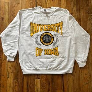 University of Iowa crewneck sweater